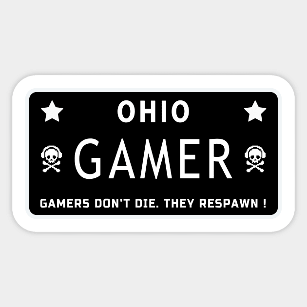 OHIO. Gamer! Sticker by SGS